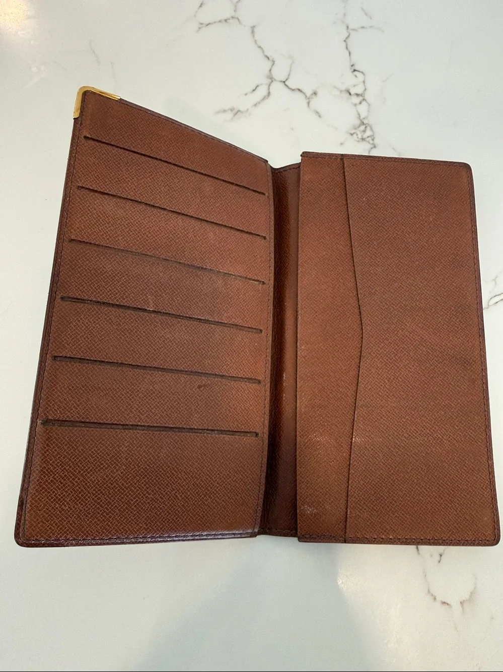 Louis Vuitton Brown Vintage Wallet